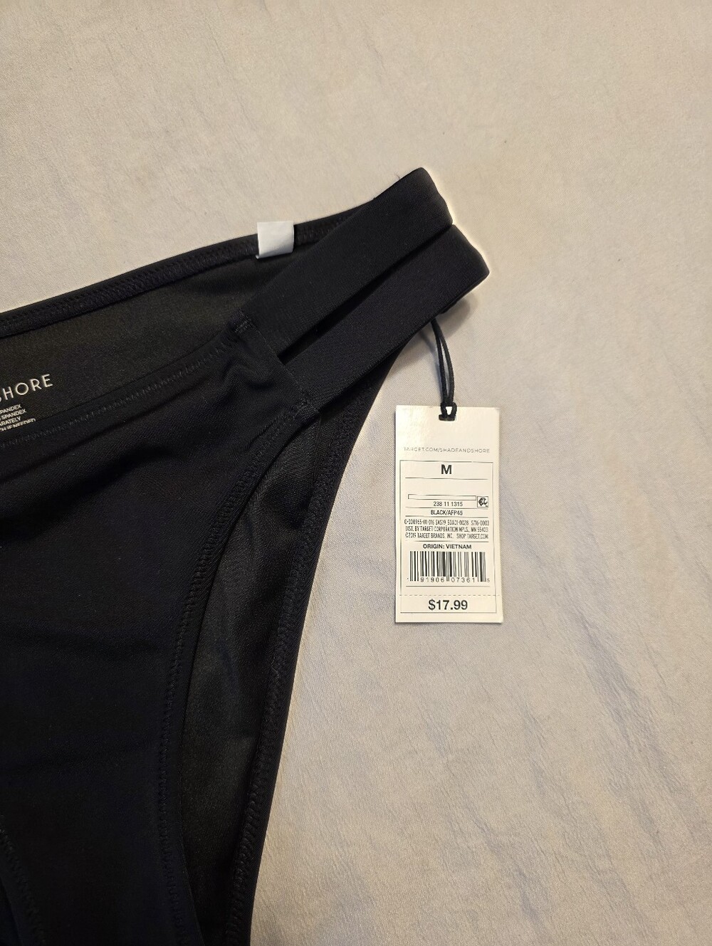 Shade & Shore Women's Black Bikini Bottom - Picture 2 of 5